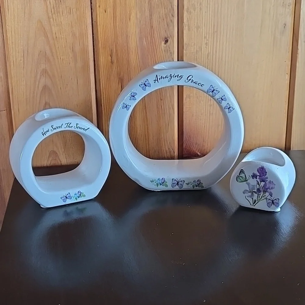 Ceramic Votive Candle Holder Set